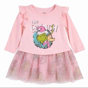 Pink The Grinch Tulle Dress Size 2T